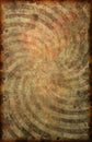 Grunge Vintage Paper Swirl Pattern Poster Background Royalty Free Stock Photo