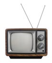 Grunge vintage television Royalty Free Stock Photo
