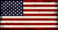 Grunge Vintage USA flag background