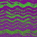 Grunge violet and green wave background