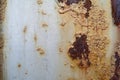 Grunge wall background with sags of rust