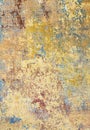 Grunge wall of an old house with remainings of color Royalty Free Stock Photo