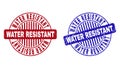 Grunge WATER RESISTANT Textured Round Watermarks