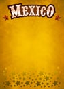 Grunge western poster - mexican cowboy style card Royalty Free Stock Photo