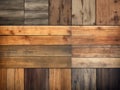 Grunge Wooden Boards Texture Collage. Various Grunge Wood Collection, Different Wooden Board Royalty Free Stock Photo