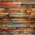 Grunge Wooden Boards Texture Collage. Various Grunge Wood Collection, Different Wooden Board Royalty Free Stock Photo