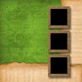 Grunge wooden frames Royalty Free Stock Photo