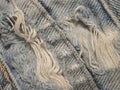 Grunge Worn Denim Texture Royalty Free Stock Photo