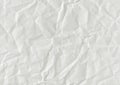 Grunge wrinkled blank retro white paper background with space for text or image Royalty Free Stock Photo