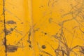 Grunge yellow metal texture