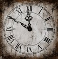 Grunged Clock