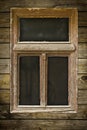Grunged wooden window Royalty Free Stock Photo