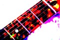 Grungey Frets On A Guitar Royalty Free Stock Photo