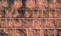 Grungre brown wall brick background Royalty Free Stock Photo