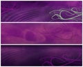 Grungy Abstract banners or Headers Royalty Free Stock Photo