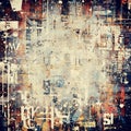 Grungy Abstract Collage with Distressed Texture Royalty Free Stock Photo