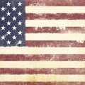 Grungy american flag Royalty Free Stock Photo