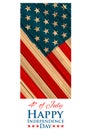 Grungy American Flag Background Royalty Free Stock Photo