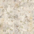 Grungy Antique Vintage Floral Background