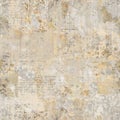 Grungy Antique Vintage Floral wallpaper collage Background Royalty Free Stock Photo