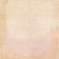 Grungy Antique Vintage Ledger Paper Royalty Free Stock Photo