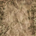 Grungy Background bamboo branches Royalty Free Stock Photo