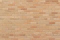 Grungy beige and orange vintage brick wall texture background