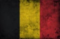 Grungy belgium flag Royalty Free Stock Photo