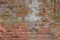 Grungy Red Brick Wall