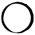 Grungy circle blob, blotch vector