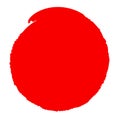Grungy circle blob, blotch vector