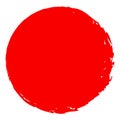 Grungy circle blob, blotch vector