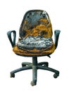 Grungy Damaged Office Chair