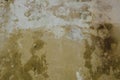 Grungy dirty wall texture. Damaged plaster with water stains on the surface Royalty Free Stock Photo