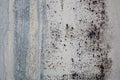 Grungy dirty wall texture. Damaged plaster with water stains on the surface Royalty Free Stock Photo