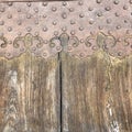 Grungy distressed grey wooden textured fence