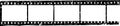 Grungy film strip, blank photo frames, free space for pictures,vector
