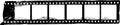 Grungy film strip, blank photografic film, free space for pictures,vector,fictional artwork