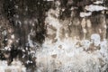 Grungy gray concrete wall background. Royalty Free Stock Photo