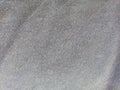 Grungy Grey Texture Background of Seamless Empty Cloth, Close Up Top View