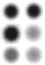 Grungy halftone dots Royalty Free Stock Photo