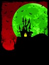 Grungy Halloween background. EPS 8 Royalty Free Stock Photo