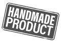 Grungy HANDMADE PRODUCT rubber stamp or label