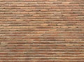 Grungy old brown brick wall texture background for abstract pattern, design cover Royalty Free Stock Photo
