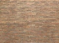 Grungy old brown brick wall texture background for abstract pattern, design cover Royalty Free Stock Photo