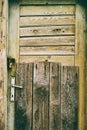 Old locked door Royalty Free Stock Photo