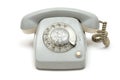 Grungy Old Telephone Royalty Free Stock Photo