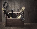 Grungy old tools Royalty Free Stock Photo