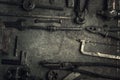 Grungy old tools Royalty Free Stock Photo