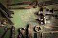 Grungy old tools Royalty Free Stock Photo